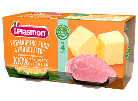 Plasmon Omogeneizzato Formaggio Prosciutto 4/6M+ 2x80g