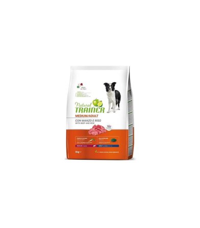 Natural Trainer Crocchette Manzo Cane Adult Medium 3Kg
