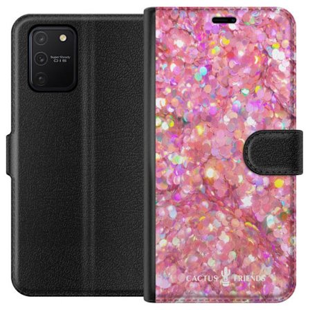 Kompatibelt Lommeboketui til Samsung Samsung Galaxy S10 Lite Cactus and Friends – PinkGlitter
