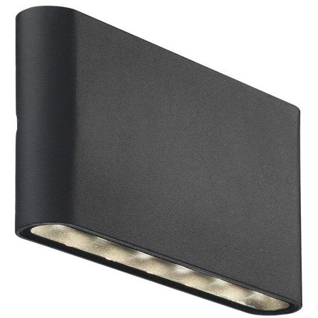 Nordlux KINVER 84181003 Väggarmatur med LED, IP54 Svart, Belysning