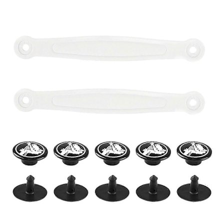 Erstatningshælreimer for tresko med nagler Slitesterk PVC-reim for tresko Sandaler Reparasjon Strandskotilbehør