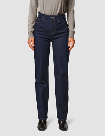 Shaping New Tomorrow - Dame - Jeans - Dark Blue - Straight - Størrelse 31/30