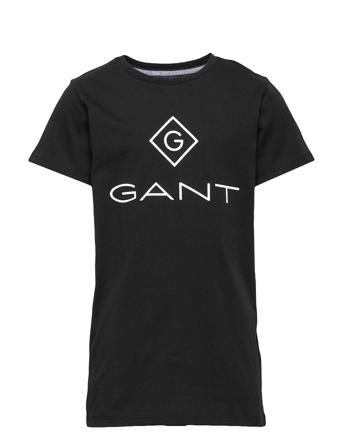 Gant Lock-Up Ss T-Shirt Black GANT