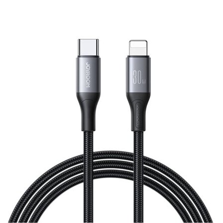 Joyroom S-A28 Flash Series 30W USB-C - Lightning-kabel 1m - svart