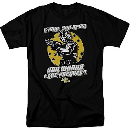 You Wanna Live Forever Starship Troopers T-shirt