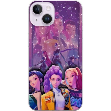 Kompatibel Mobilcover til Apple Apple iPhone 14 Kpop Demon Jægere Zoey Mira Aya Frontline Stjerner Forenet Magi