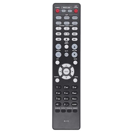 DENON RC‐1173/PMA‐720AE/PMA‐520AE/DCD‐720AE/DCD‐520AE TV-fjärrkontroll Ersättning (FMY)