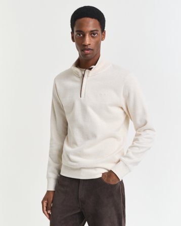 GANT Herren Sacker Rib Sweatshirt mit Reißverschlusskragen (XL)