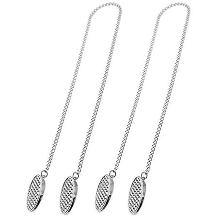 2 stk serviettkjeder serviettholder servietklemmer kjede fleksibel snor halskjede for seniorer eldre A