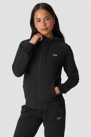 Activity Zip Hoodie Black