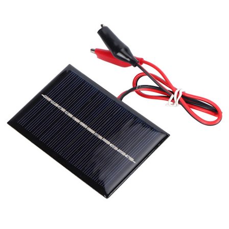 0.6W 6V Polysilisium Solcellepanel Modul Bærbar DIY Lader for Leker Lys 3.7V Batteri