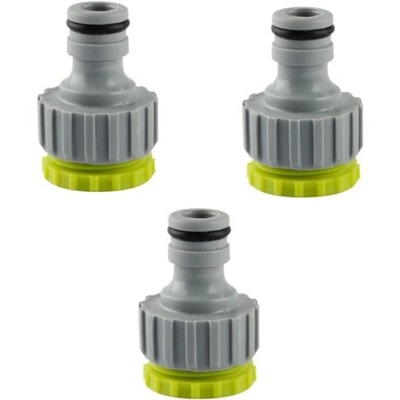 Kranforbindelse, 1/2 tomme, 3/4 tomme, 2-i-1 hagekranforbindelse, slangekoblingssett, for hagevanning, plast hageslange, gjenge, tilkobling