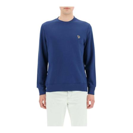 PS By Paul Smith zebra logo sweatshirt Blå, Herre Sweatshirts