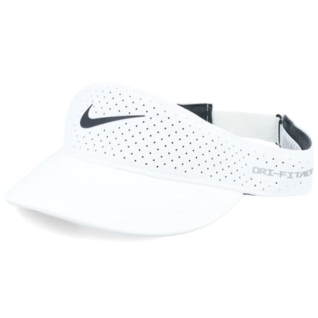 Nike - Branco visor Boné - Ace White/Black Visor @ Hatstore