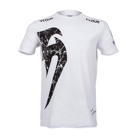 T-shirts Venum "Giant" Tshirt, White - Bodyman.dk