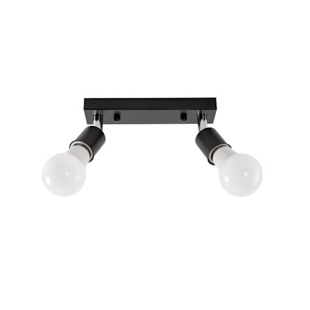 TAK SPOTLIGHT LAMPA PLAFOND APP696-2C SVART
