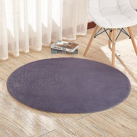 Bademåtte Skridsikker Absorberende Brusebad Badeværelsesmåtte Rund No.a7BY