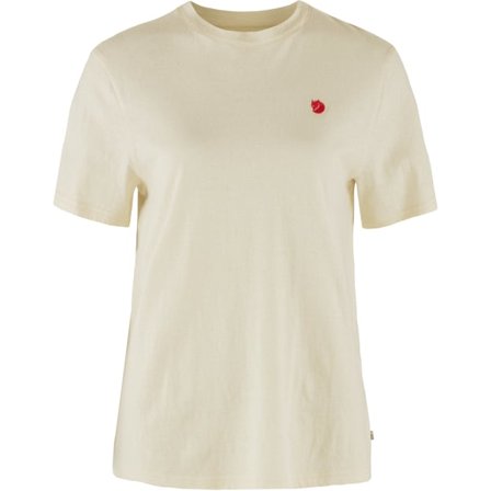 Fjällräven Women's Hemp Blend T-Shirt Top in Chalk White | Size: Large, Hemp/Organic Cotton