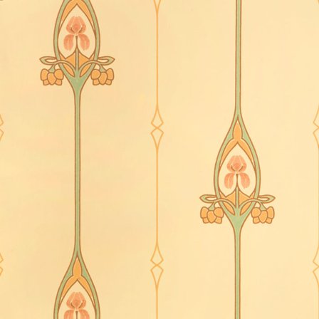 Duro Tapetprov, Gamla Grand 087-21P Gammalsvenska Papper, Gul, L, , Färg & tapeter