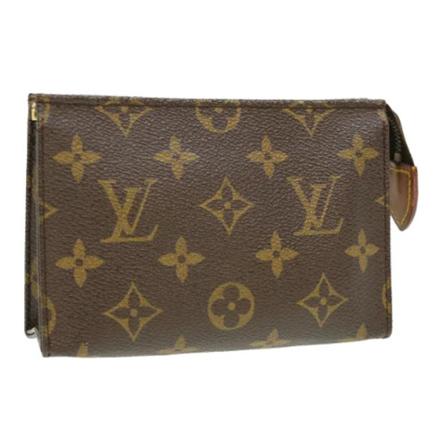 Louis Vuitton Vintage, Pre-owned Canvas pouches Bruin, Dames, Maat:ONE Size,leer