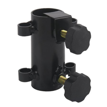 Markisstångshållare Rostfri stålmutter Justerbar baffel Utomhusstång Järnhållare Fast rör Markis P