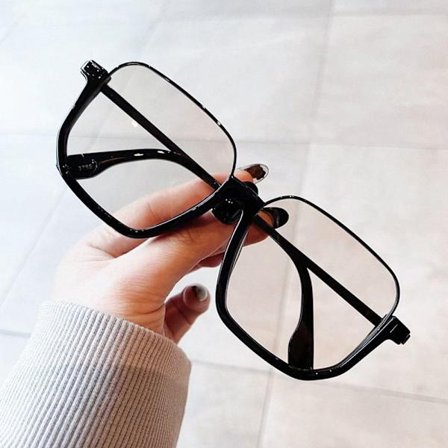 Anti-Blue Light Glasögon Överdimensionerade glasögon CHAMPAGNE CHAMPAGNE