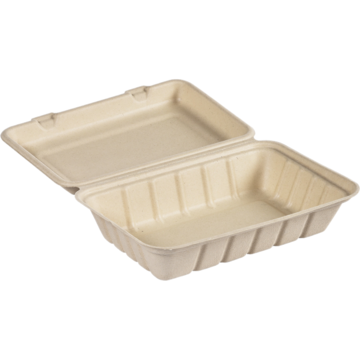 Mealbox Bagasse Biopak 850ml