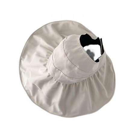 Solhatt, mode solskydd Lätt solhatt i bomull linne med justerbar storlek och vikbar brätte, unisex (aprikos)