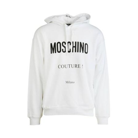 Moschino Hoodies vit, Herr, Herr, Storlek: L