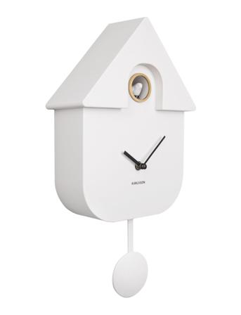 Wall Clock Modern Cuckoo Home Decoration Watches Wall Clocks Valkoinen KARLSSON