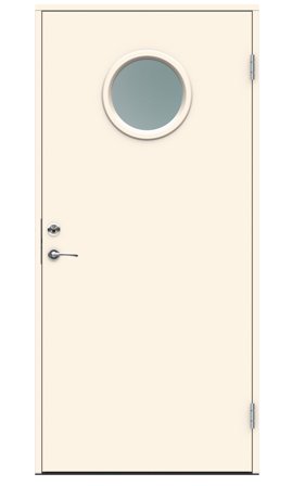 Swedoor Indus Ytterdörr vit (S 0502-Y) 2080x888 mm, Dörrar