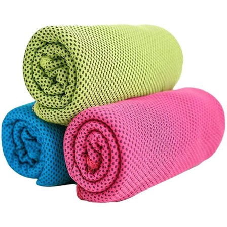 Håndklæde Køle Håndklæde til Nakke og Ansigt - Fitness, Fitnesscenter, Fitness, Golf, Yoga, Camping, Vandreture, Rejser, Udendørs Aktiviteter, Sports 