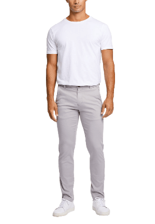 Lindbergh Superflex chino pants Byxor Herr Grå 36/34