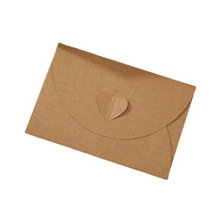 Onnittelukortteja kirjekuorilla, Diy Käsityön Retro Kraft-paperi Kuivatut Kukkaset Koristellut Lahjakortti, Hieno Design Ja Yksinkertainen Tyyli(12kpl