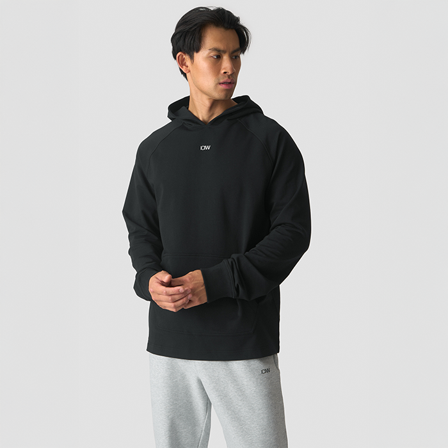 Hoodies ICANIWILL Stride Hoodie Sort - Bodyman.dk