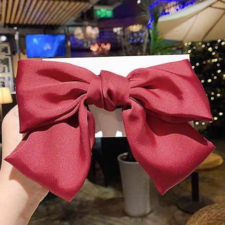 Jk Flickors Stor Rosett Hårclips Japansk Och Koreansk Net Red Grid Vårclips Kantclips Huvudbonad Net Red Toppclips Hästsvansclips