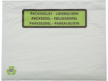 Packsedelskuvert papper C5 med tryck 1000/fp - Lyreco - Emballage och lagerutrustning - Frakthandlingar - Packsedelkuvert