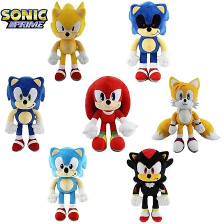 30 cm Sonic plys sød plys dukke tegneserie dyrelegetøj style6