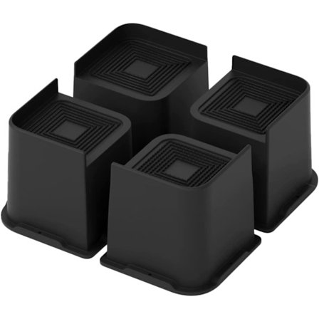 Sengløfter, Heavy Duty Trapesformet Møbelløfter for Seng