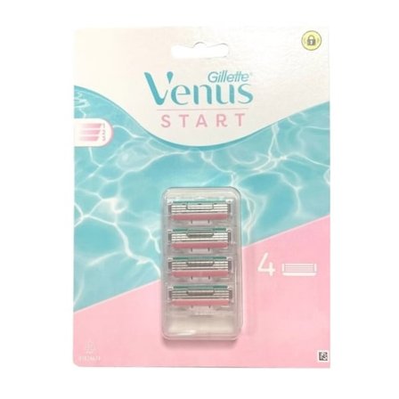 Gillette Venus Rakblad för Kvinnor/ 4-Pack - Högkvalitativa 3-bl