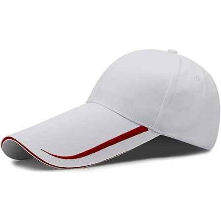 Nopea ostos YEKEYI Extra Long Bill 100% Pesty Puuvilla Baseball-lippis Pidennetty Lippa Aurinkosuojakorkki Pitkä Suuri Lippa Lippis(Yksi Koko,