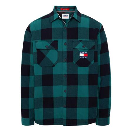 Tommy Jeans Casual Shirts Grøn, Herre