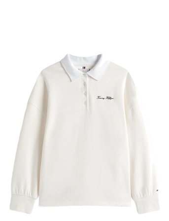 Tommy Hilfiger | Script Pique Rugby Swtshrt | S