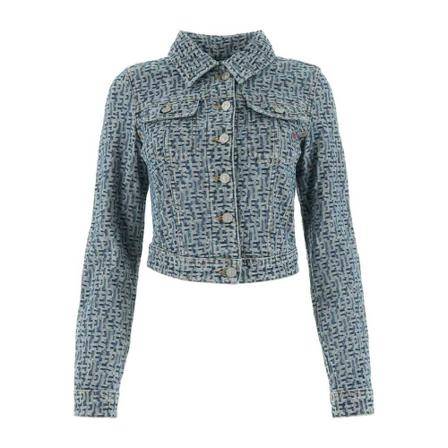 Diesel - Jeansjackor - Blå - Dam - Storlek: M, Dam, Storlek: M