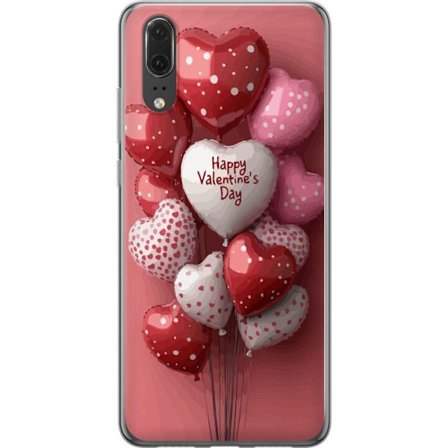 Kompatibel Mobilcover til Huawei Huawei P20 Valentinsballoner