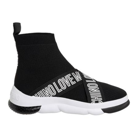 Love Moschino women Sko high top trainers sneakers Sort, Dame, Størrelse: 37 EU