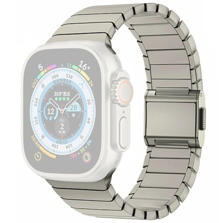 Klockarmband Apple Watch Series 10 46mm ersättningsarmband i titan - Titan