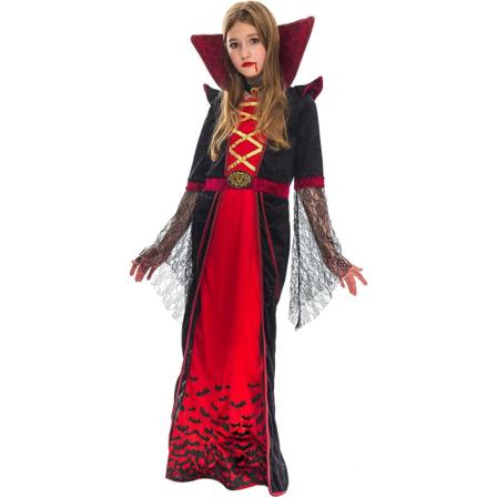 Naisten kuninkaallinen vampyyrimekko Deluxe Set Victoria goottilainen Halloween