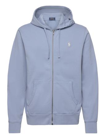 Loopback Fleece Full-Zip Hoodie Tops Sweat-shirts & Hoodies Hoodies Blue Polo Ralph Lauren