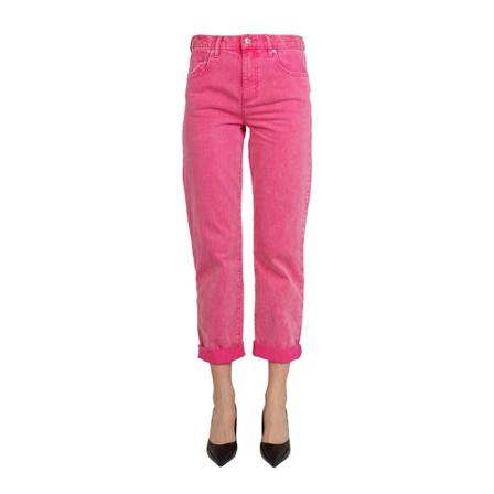 Michael Kors, Straight Jeans Roze, Dames, Maat:W26